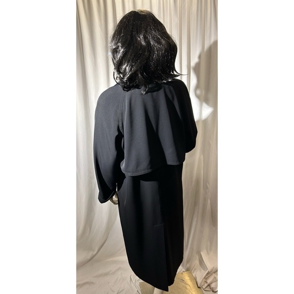 Gallery Petite Black Trench Coat, NWOT - Picture 4 of 4